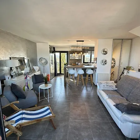 公寓 Superbe Triplex Vue Panoramique Sur Saint-tropez